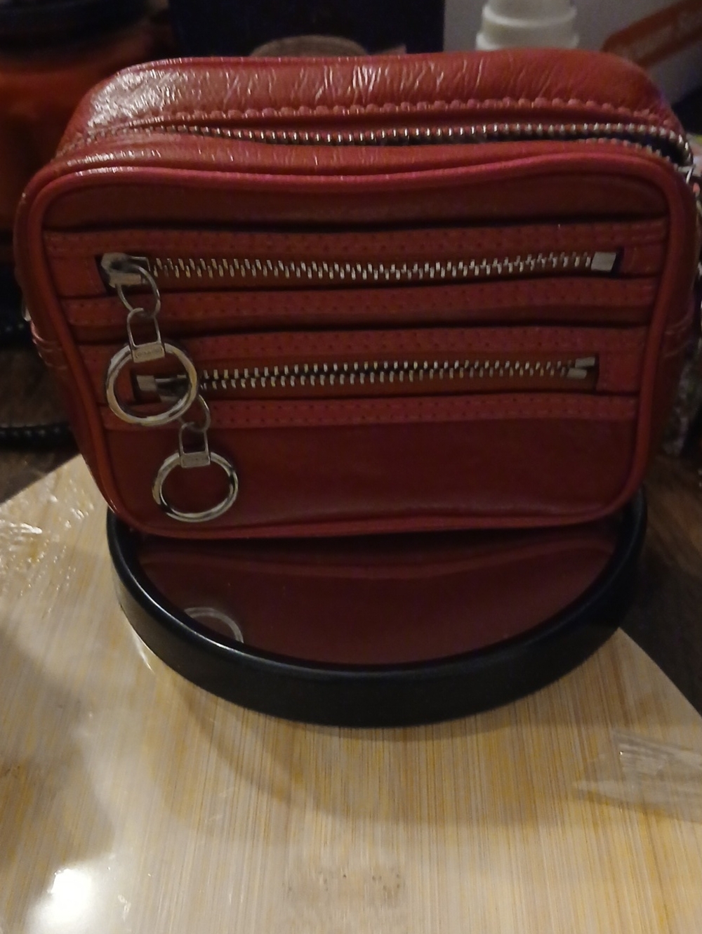 Coach Poppy Mini Red Women's Bag - Compact Vintage Look At Pictures